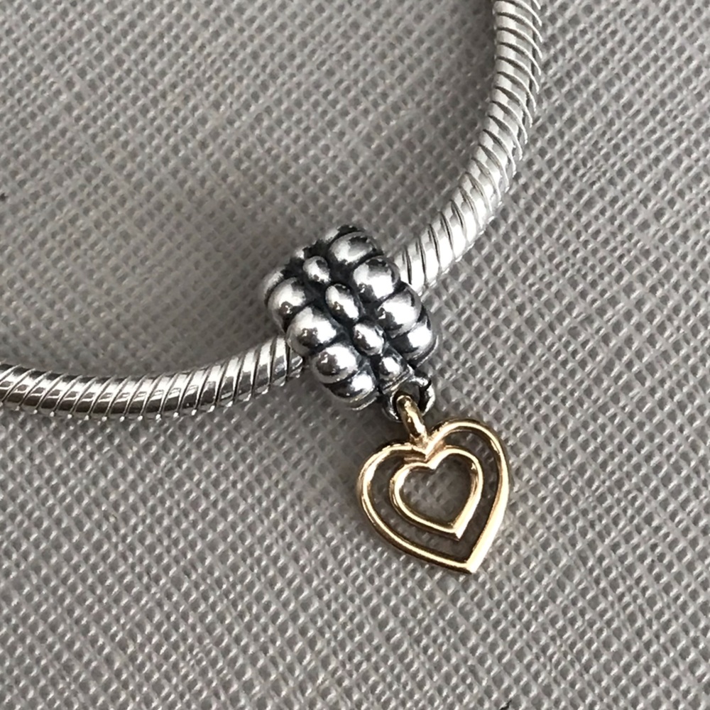 Pandora Heart of Hearts Dangle Clip